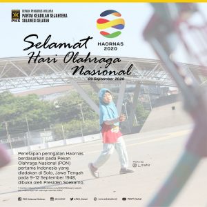Selamat Hari Olahraga Nasional, 09 September 2020