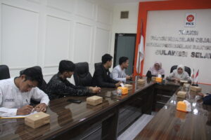 Anggota Fraksi PKS DPRD Sulsel Terima Audiensi Duta Dakwah SulselBar, Bahas Isu Pemuda dan Pemberdayaan Umat