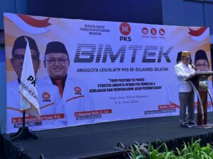 Presiden PKS Tutup Bimtek Legislator Se-Sulsel di Makassar, Pompa Semangat Menang Pemilu