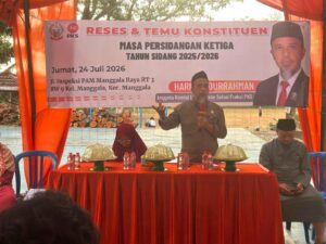 Reses Anggota DPRD Sulawesi Selatan Komisi E Haris Abdurrahman di Manggala: Dari Masalah Sampah Hingga Pelibatan Mahasiswa