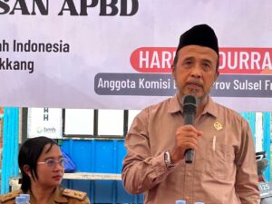 Haris Abdurrahman Awasi APBD Sulsel di Paccerakkang, Soroti Penguatan Sarpras Layanan Perempuan dan Anak